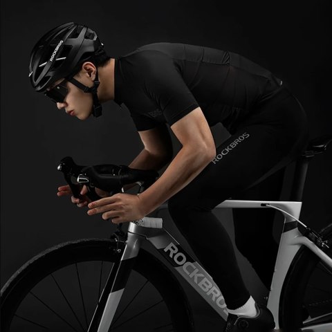 Koszulka rowerowa Rockbros 15120002004 z krótkim rękawem XL - czarna Koszulka rowerowa Rockbros 15120002004 z krótkim rękawem XL - czarna