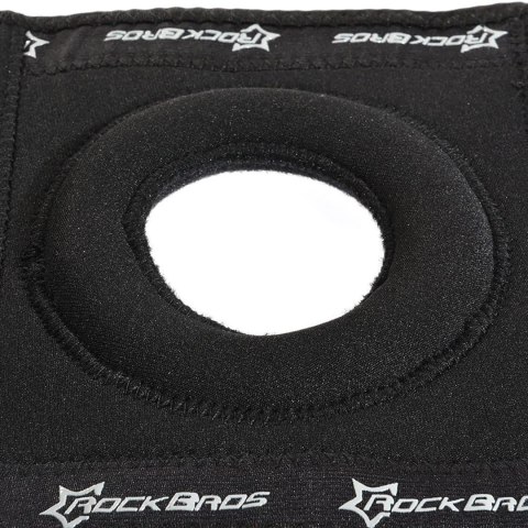 Ochraniacz sportowy Rockbros LF1106L na rzepkę i staw kolanowy rozmiar L - czarny