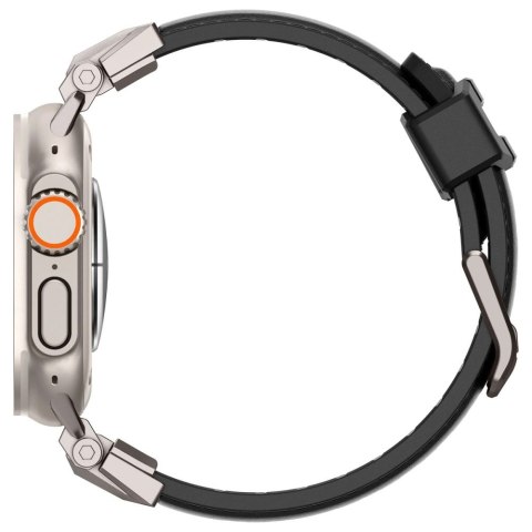 Pasek Spigen Durapro Armor PU na Apple Watch 4/5/6/7/8/9/SE/Ultra 1/2 (42 / 44 / 45 / 49 mm) - czarny Pasek Spigen Durapro Armor PU na Apple Watch 4/5/6/7/8/9/SE/Ultra 1/2 (42 / 44 / 45 / 49 mm) - czarny