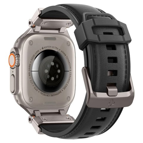 Pasek Spigen Durapro Armor PU na Apple Watch 4/5/6/7/8/9/SE/Ultra 1/2 (42 / 44 / 45 / 49 mm) - czarny Pasek Spigen Durapro Armor PU na Apple Watch 4/5/6/7/8/9/SE/Ultra 1/2 (42 / 44 / 45 / 49 mm) - czarny