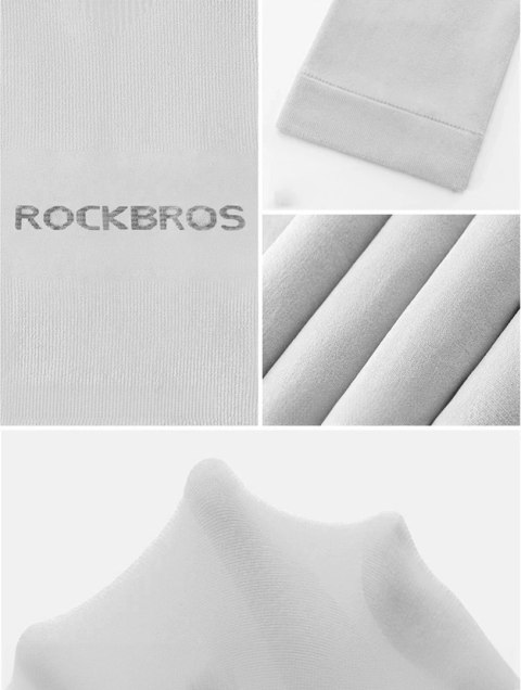 Rękawki kolarskie Rockbros XT9002W - białe (2 szt.) Rękawki kolarskie Rockbros XT9002W - białe (2 szt.)