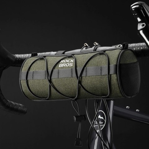 Torba Rockbros 30110049001 rowerowa na kierownicę 2 l - zielona Torba Rockbros 30110049001 rowerowa na kierownicę 2 l - zielona