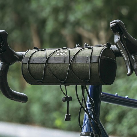 Torba Rockbros 30110049001 rowerowa na kierownicę 2 l - zielona Torba Rockbros 30110049001 rowerowa na kierownicę 2 l - zielona