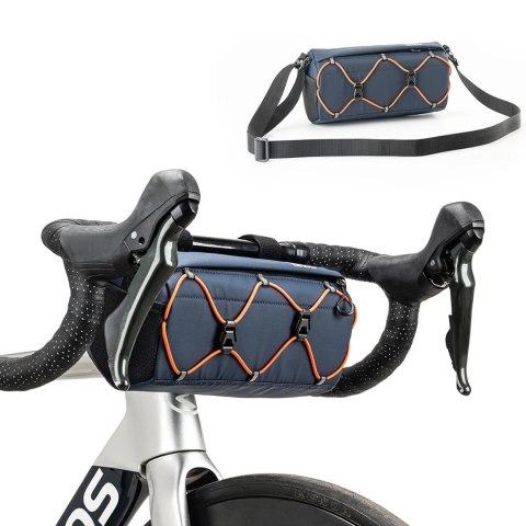 Torba Rockbros 30110054002 rowerowa na kierownicę 2,2 l - niebieska Torba Rockbros 30110054002 rowerowa na kierownicę 2,2 l - niebieska