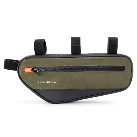 Torba Rockbros 30120079001 rowerowa na ramę 1,7 l - zielono-czarna Torba Rockbros 30120079001 rowerowa na ramę 1,7 l - zielono-czarna