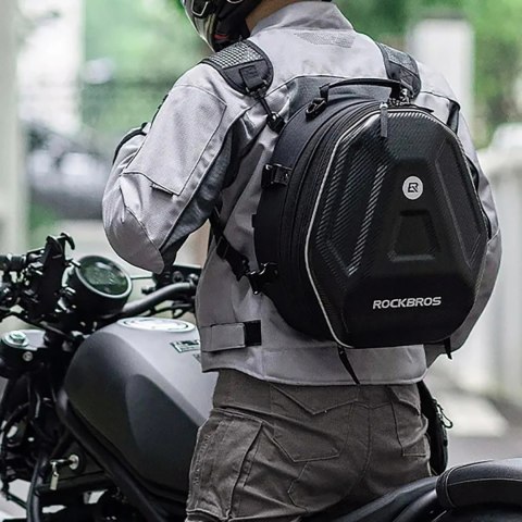 Torba Rockbros 30140026001 motocyklowa na bak 35 l - czarna Torba Rockbros 30140026001 motocyklowa na bak 35 l - czarna