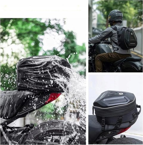 Torba Rockbros 30140026001 motocyklowa na bak 35 l - czarna Torba Rockbros 30140026001 motocyklowa na bak 35 l - czarna