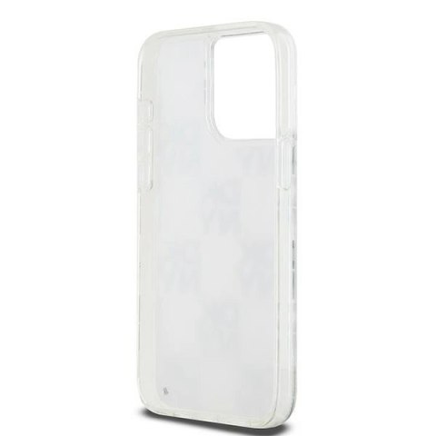 Etui DKNY Liquid Glitter Multilogo na iPhone 15 Pro Max - białe Etui DKNY Liquid Glitter Multilogo na iPhone 15 Pro Max - białe