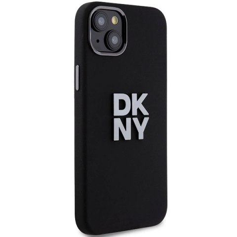 Etui DKNY Liquid Silicone Metal Logo na iPhone 15 Plus / 14 Plus - czarne Etui DKNY Liquid Silicone Metal Logo na iPhone 15 Plus / 14 Plus - czarne