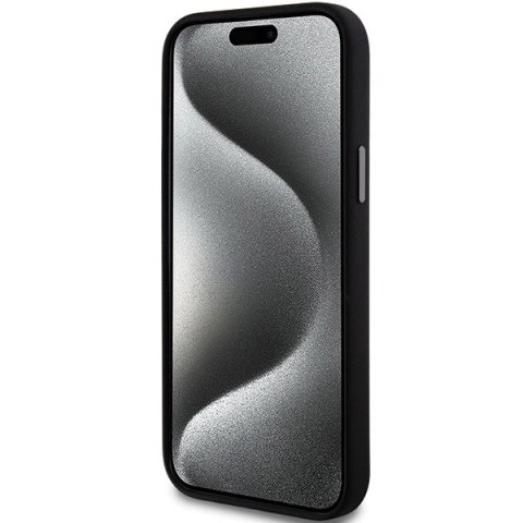 Etui DKNY Liquid Silicone Metal Logo na iPhone 15 Plus / 14 Plus - czarne Etui DKNY Liquid Silicone Metal Logo na iPhone 15 Plus / 14 Plus - czarne