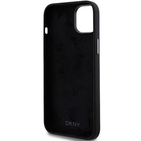 Etui DKNY Liquid Silicone Metal Logo na iPhone 15 Plus / 14 Plus - czarne Etui DKNY Liquid Silicone Metal Logo na iPhone 15 Plus / 14 Plus - czarne