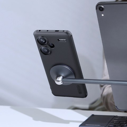 Etui Nillkin Super Frosted Shield Pro Magnetic Case do Xiaomi Redmi Note 13 Pro+ 5G z MagSafe - czarne Etui Nillkin Super Frosted Shield Pro Magnetic Case do Xiaomi Redmi Note 13 Pro+ 5G z MagSafe - czarne