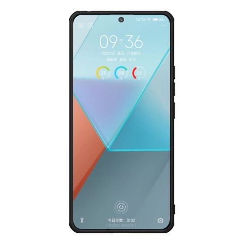 Etui Nillkin Super Frosted Shield Pro do Xiaomi Redmi Note 13 Pro 4G / Poco X6 5G - czarne Etui Nillkin Super Frosted Shield Pro do Xiaomi Redmi Note 13 Pro 4G / Poco X6 5G - czarne