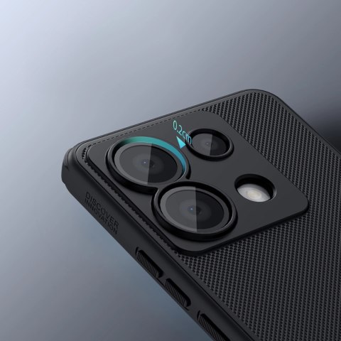 Etui Nillkin Super Frosted Shield Pro do Xiaomi Redmi Note 13 Pro 4G / Poco X6 5G - czarne Etui Nillkin Super Frosted Shield Pro do Xiaomi Redmi Note 13 Pro 4G / Poco X6 5G - czarne