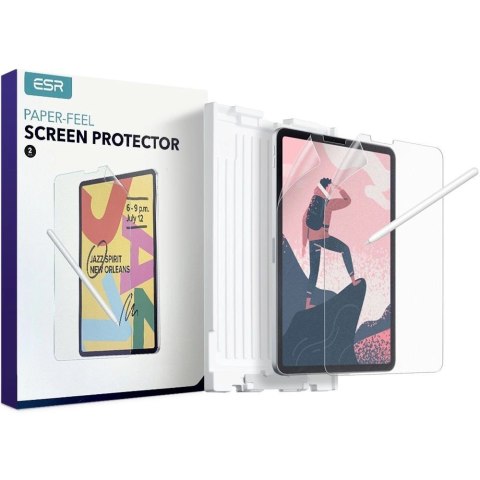Folia ochronna ESR Paper Feel na iPad Air 10.9'' 4/5 2020-2022 / Pro 11.2'' / 3/4 2020-2022 - matowa 2 szt. Folia ochronna ESR Paper Feel na iPad Air 10.9'' 4/5 2020-2022 / Pro 11.2'' / 3/4 2020-2022 - matowa 2 szt.