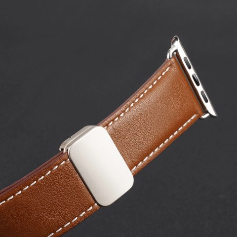 Pasek Dux Ducis Ya na Apple Watch 42 / 44 / 45 / 49 mm - brązowy