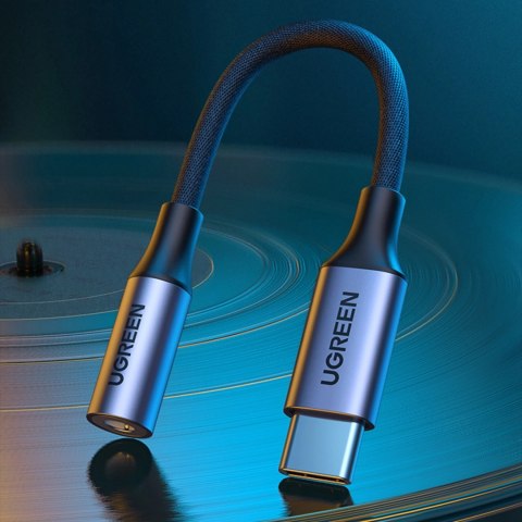 Adapter Ugreen AV161 do słuchawek mini jack 3,5 mm (żeński) / USB-C (męski) 10 cm - szary Adapter Ugreen AV161 do słuchawek mini jack 3,5 mm (żeński) / USB-C (męski) 10 cm - szary