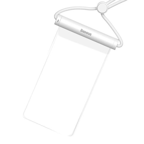 Etui Baseus AquaGlide BS-PC030 wodoodporne IPX8 z cylindrycznym zapięciem - białe Etui Baseus AquaGlide BS-PC030 wodoodporne IPX8 z cylindrycznym zapięciem - białe
