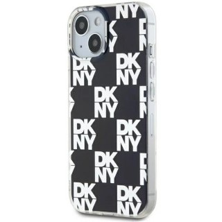 Etui DKNY IML Checkered Mono Pattern na iPhone 15 Plus / 14 Plus - czarne