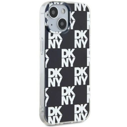 Etui DKNY IML Checkered Mono Pattern na iPhone 15 Plus / 14 Plus - czarne Etui DKNY IML Checkered Mono Pattern na iPhone 15 Plus / 14 Plus - czarne