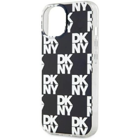 Etui DKNY IML Checkered Mono Pattern na iPhone 15 Plus / 14 Plus - czarne Etui DKNY IML Checkered Mono Pattern na iPhone 15 Plus / 14 Plus - czarne