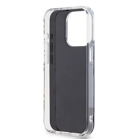 Etui DKNY IML Checkered Mono Pattern na iPhone 15 Pro - czarne Etui DKNY IML Checkered Mono Pattern na iPhone 15 Pro - czarne