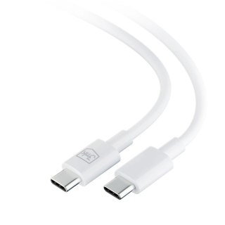 Kabel 3mk Hyper Cable USB-C / USB-C 100W 1.2m - biały