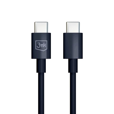 Kabel 3mk Hyper Cable USB-C / USB-C 100W 1.2m - czarny