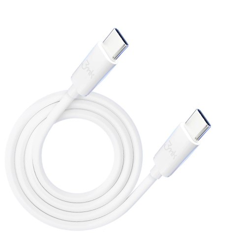 Kabel 3mk Hyper Cable USB-C / USB-C 100W 2m - biały