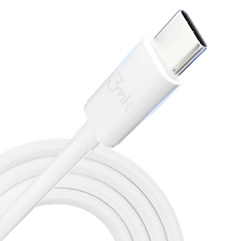 Kabel 3mk Hyper Cable USB-C / USB-C 100W 2m - biały