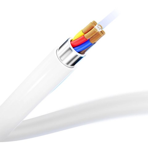 Kabel 3mk Hyper Cable USB-C / USB-C 100W 2m - biały