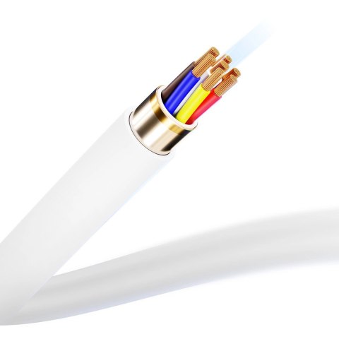 Kabel 3mk Hyper Silicone Cable USB-C / USB-C 100W 2m - biały