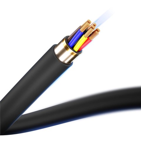 Kabel 3mk Hyper Silicone Cable USB-C / USB-C 100W 2m - czarny