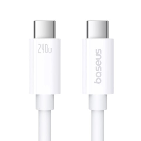 Kabel Baseus Superior 2 CB000066 USB-C / USB-C USB4 240W 1.8m - biały Kabel Baseus Superior 2 CB000066 USB-C / USB-C USB4 240W 1.8m - biały