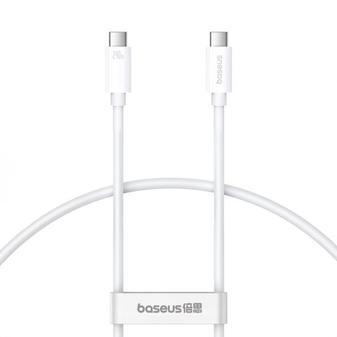 Kabel Baseus Superior 2 CB000066 USB-C / USB-C USB4 240W 1.8m - biały Kabel Baseus Superior 2 CB000066 USB-C / USB-C USB4 240W 1.8m - biały