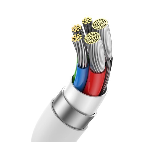 Kabel Baseus Superior 2 CB000066 USB-C / USB-C USB4 240W 1.8m - biały Kabel Baseus Superior 2 CB000066 USB-C / USB-C USB4 240W 1.8m - biały
