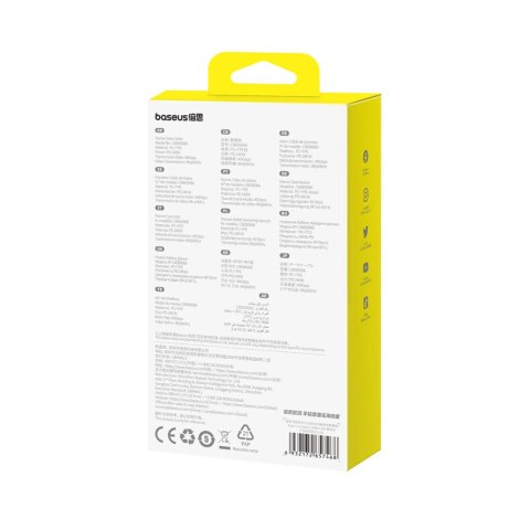 Kabel Baseus Superior 2 CB000066 USB-C / USB-C USB4 240W 1.8m - biały Kabel Baseus Superior 2 CB000066 USB-C / USB-C USB4 240W 1.8m - biały