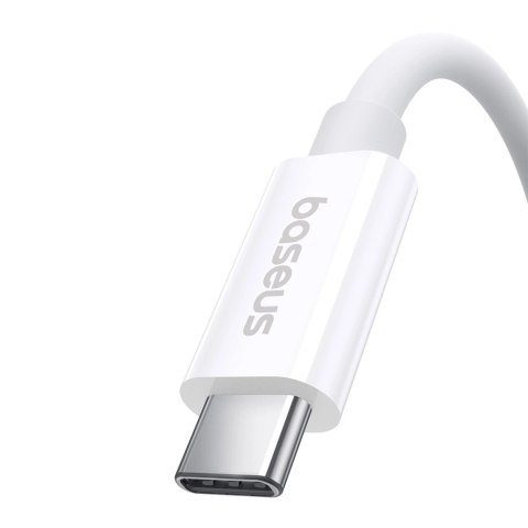 Kabel Baseus Superior 2 CB000066 USB-C / USB-C USB4 240W 1.8m - biały Kabel Baseus Superior 2 CB000066 USB-C / USB-C USB4 240W 1.8m - biały