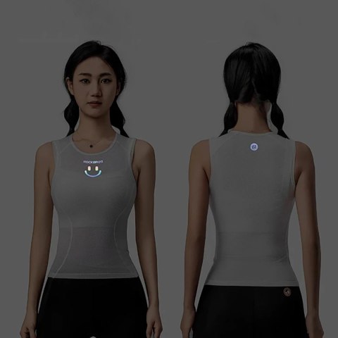 Kamizelka rowerowa Rockbros YDBX001 damska szybkoschnąca XL / XXL - biała Kamizelka rowerowa Rockbros YDBX001 damska szybkoschnąca XL / XXL - biała