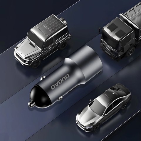 Ładowarka Dudao R14 samochodowa USB-C 30W PD - srebrna Ładowarka Dudao R14 samochodowa USB-C 30W PD - srebrna