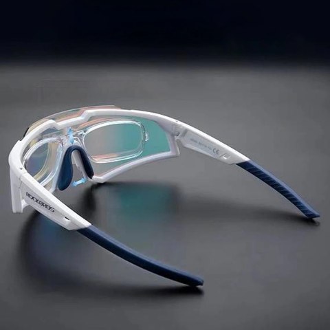 Okulary rowerowe Rockbros SP297 polaryzujące - białe Okulary rowerowe Rockbros SP297 polaryzujące - białe