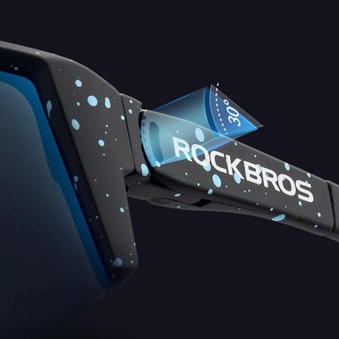 Okulary rowerowe Rockbros SP297 polaryzujące - czarne Okulary rowerowe Rockbros SP297 polaryzujące - czarne