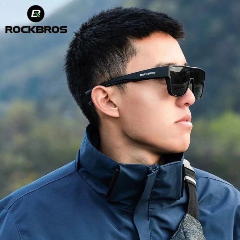 Okulary rowerowe Rockbros SP304 polaryzujące - szare Okulary rowerowe Rockbros SP304 polaryzujące - szare