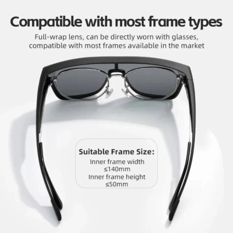 Okulary rowerowe Rockbros SP304 polaryzujące - szare Okulary rowerowe Rockbros SP304 polaryzujące - szare