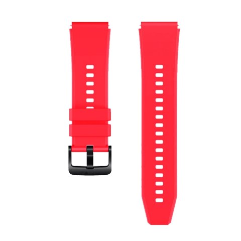 Pasek silikonowy do Huawei Watch GT 2/3/4/2 Pro/3 Pro/4 Pro/GT 2e 46mm - czerwony Pasek silikonowy do Huawei Watch GT 2/3/4/2 Pro/3 Pro/4 Pro/GT 2e 46mm - czerwony