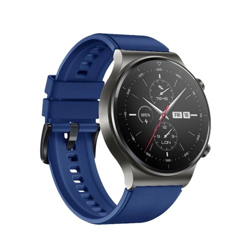 Pasek silikonowy do Huawei Watch GT 2/3/4/2 Pro/3 Pro/4 Pro/GT 2e 46mm - granatowy Pasek silikonowy do Huawei Watch GT 2/3/4/2 Pro/3 Pro/4 Pro/GT 2e 46mm - granatowy