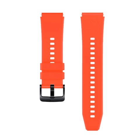Pasek silikonowy do Huawei Watch GT 2/3/4/2 Pro/3 Pro/4 Pro/GT 2e 46mm - pomarańczowy