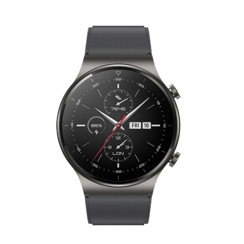 Pasek silikonowy do Huawei Watch GT 2/3/4/2 Pro/3 Pro/4 Pro/GT 2e 46mm - szary