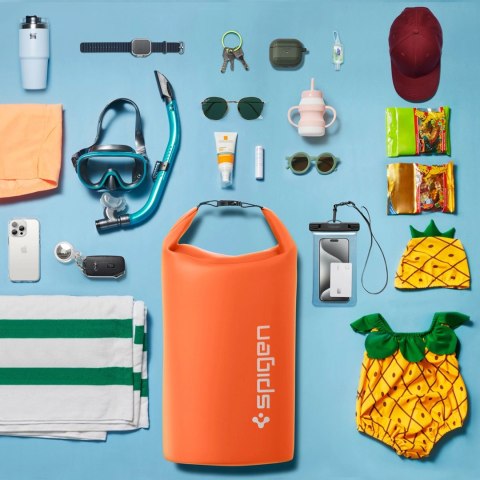 Torba Spigen Aqua Shield A631 wodoodporna 30 l - pomarańczowa Torba Spigen Aqua Shield A631 wodoodporna 30 l - pomarańczowa