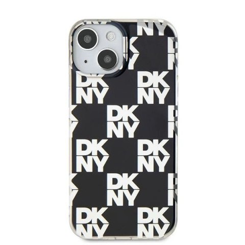 Etui DKNY IML Checkered Mono Pattern na iPhone 15 / 14 / 13 - czarne Etui DKNY IML Checkered Mono Pattern na iPhone 15 / 14 / 13 - czarne